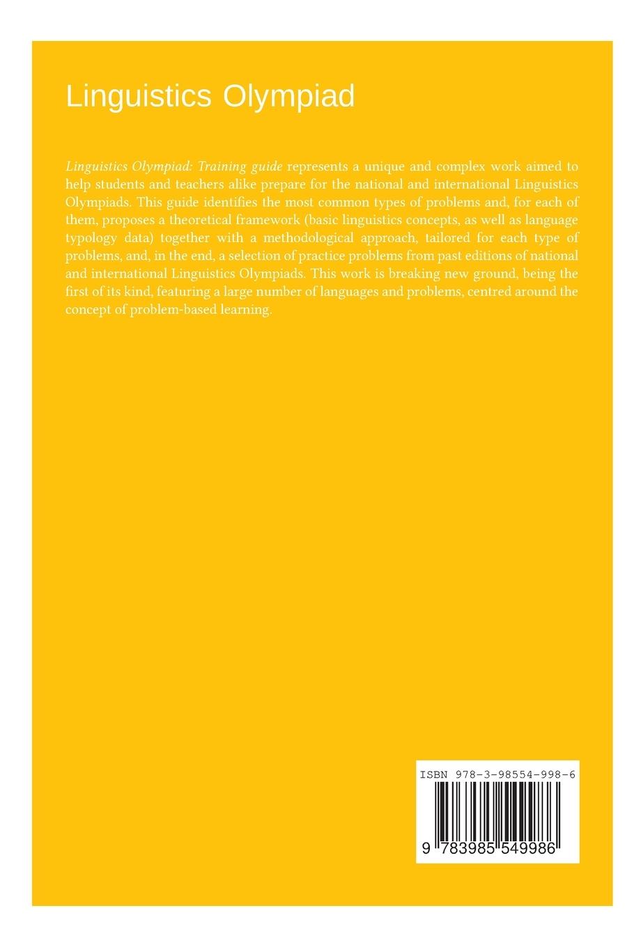 Rückseitencover Linguistics Olympiad