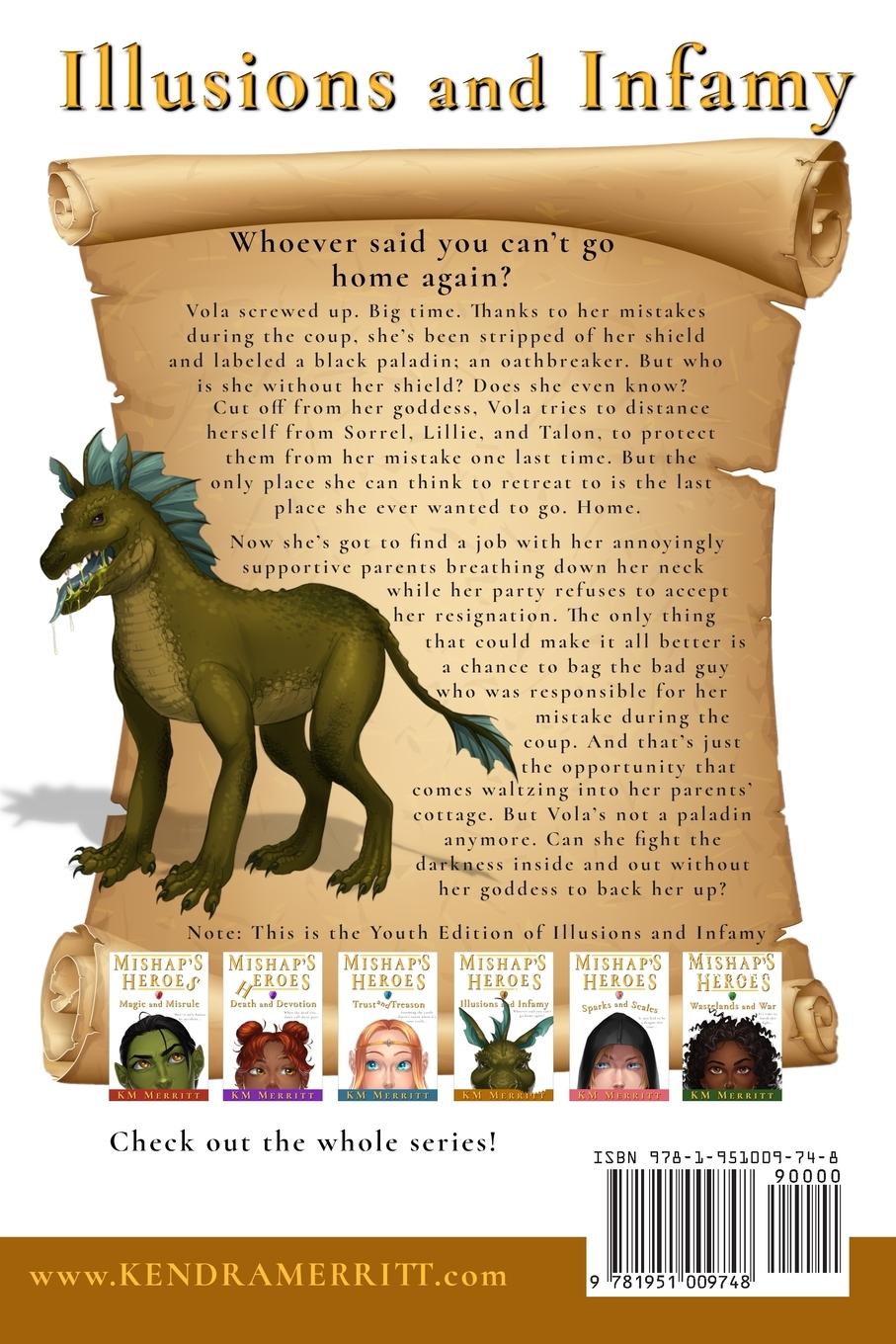 Rückseitencover Illusions and Infamy Youth Edition