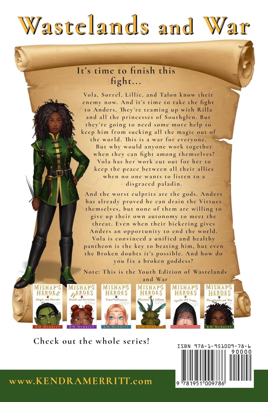 Rückseitencover Wastelands and War Youth Edition