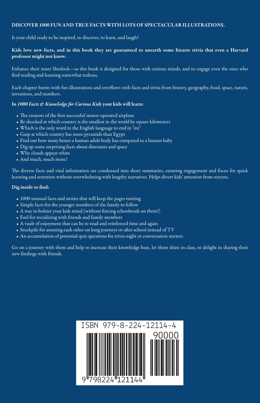 Rückseitencover 1000 Facts & Knowledge for Curious Kids