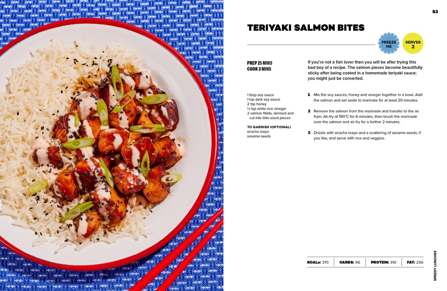 Beispielinhalt (Bild) Healthy Air Fryer Feasts