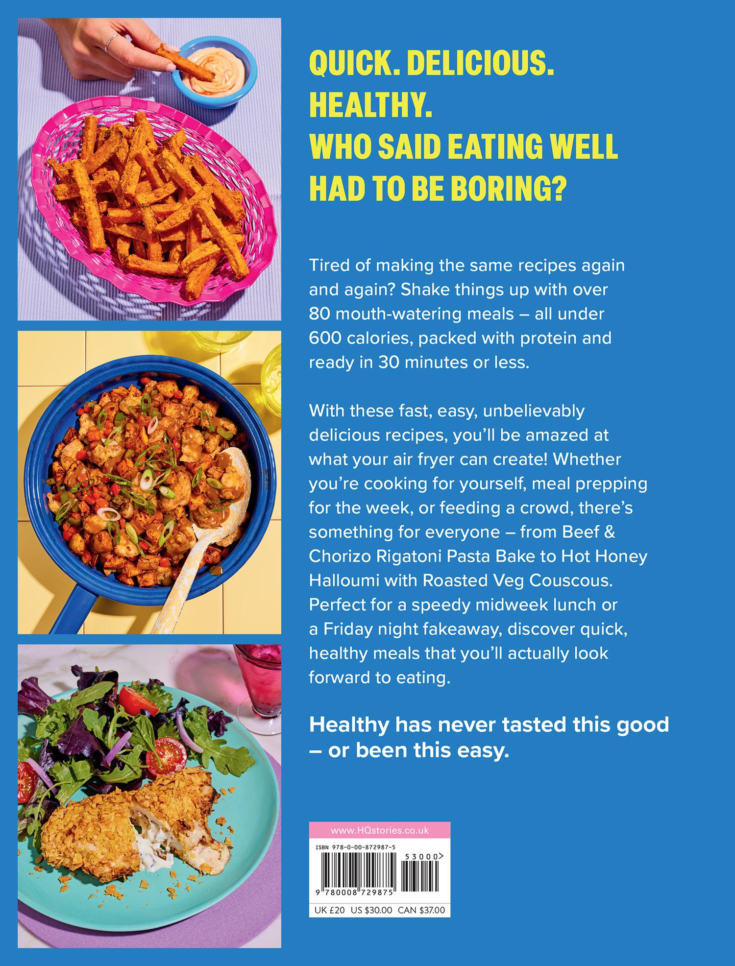Rückseitencover Healthy Air Fryer Feasts