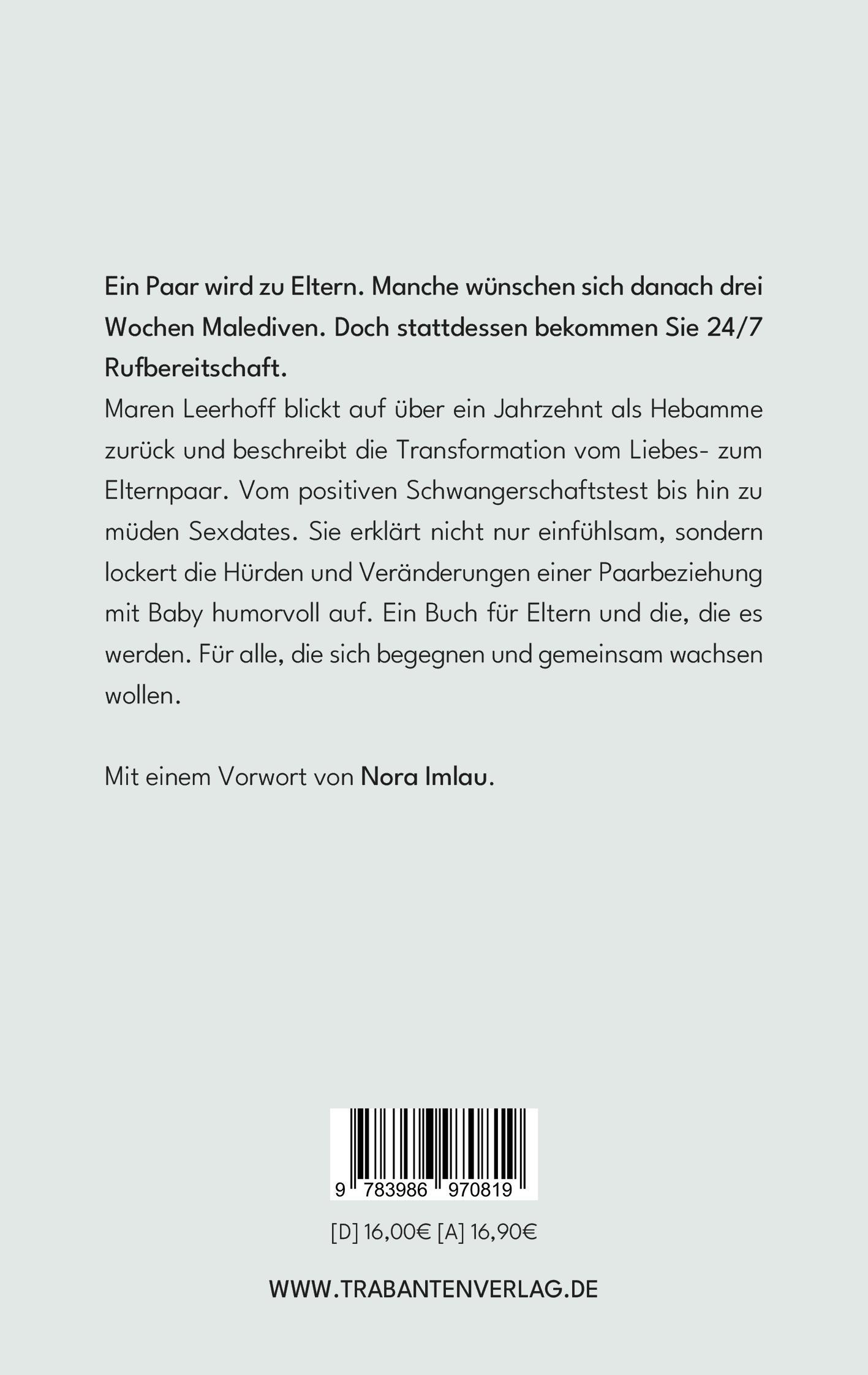 Rückseitencover Liebe in Zeiten der Elternschaft