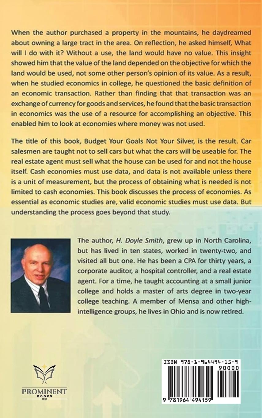 Rückseitencover Budget Your Goals Not Your Silver