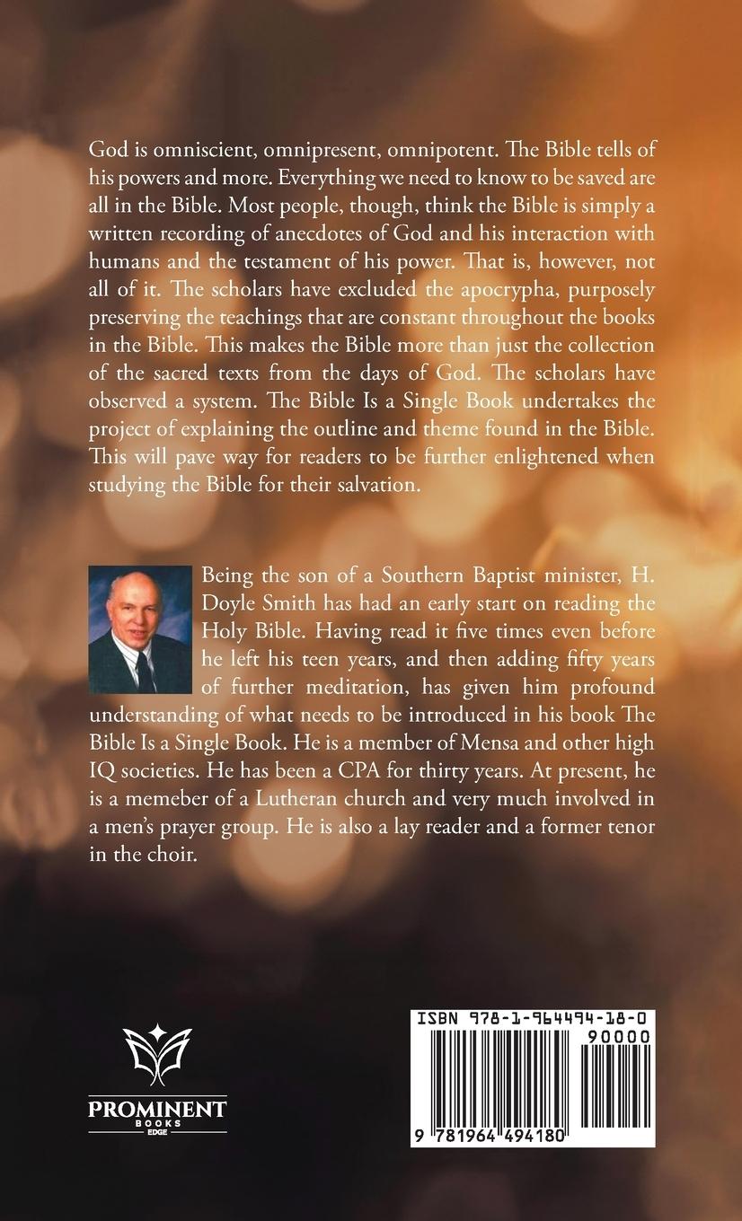 Rückseitencover The Bible Is A Single Book