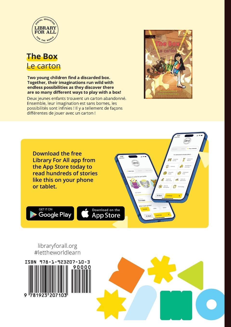 Rückseitencover The Box - Le carton