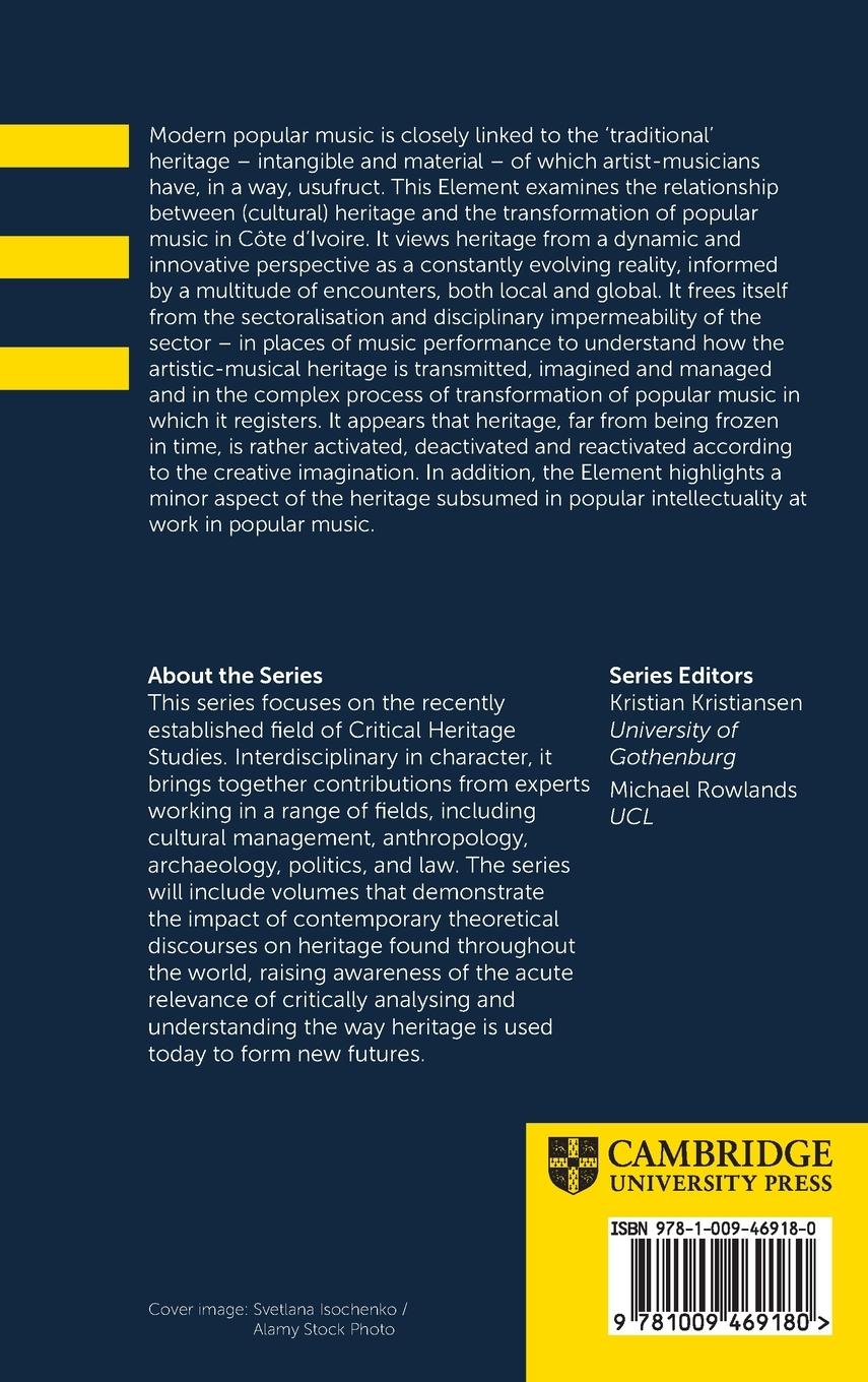 Rückseitencover Heritage and Transformation of an African Popular Music