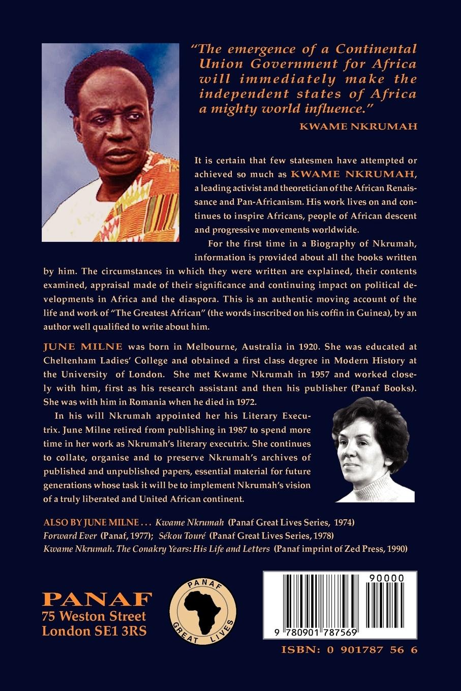 Rückseitencover Kwame Nkrumah, a Biography