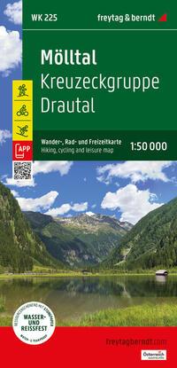 Vorderes Coverbild Mölltal, Wander-, Rad- und Freizeitkarte 1:50.000, freytag & berndt, WK 225