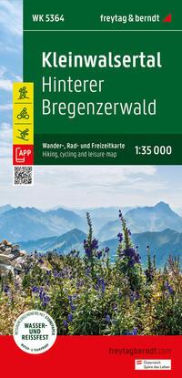 Vorderes Coverbild Kleinwalsertal, Wander-, Rad- und Freizeitkarte 1:35.000, freytag & berndt, WK 5364