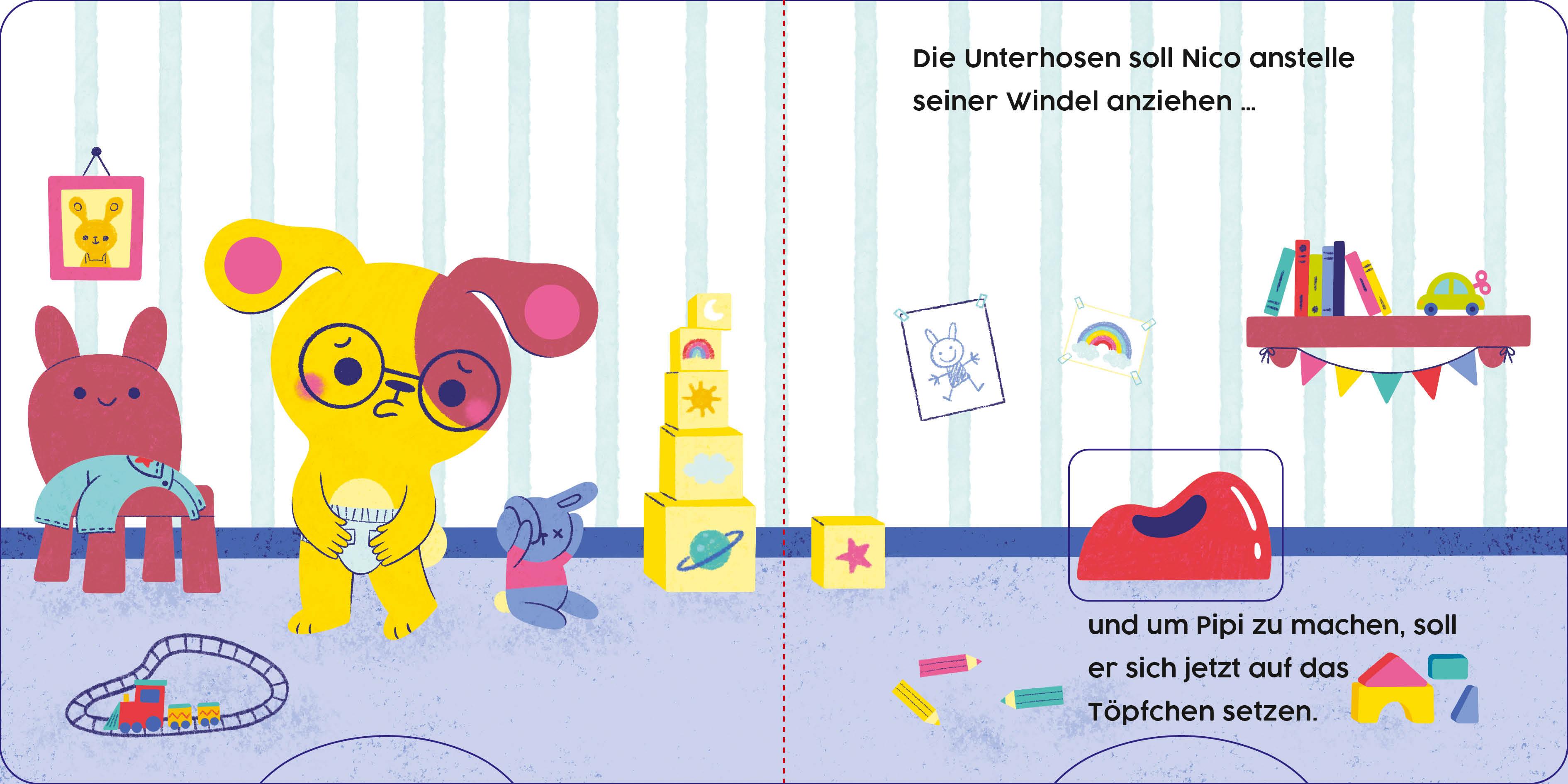 Beispielinhalt (Bild) Tschüss Windel! (Großwerden mit Nico)