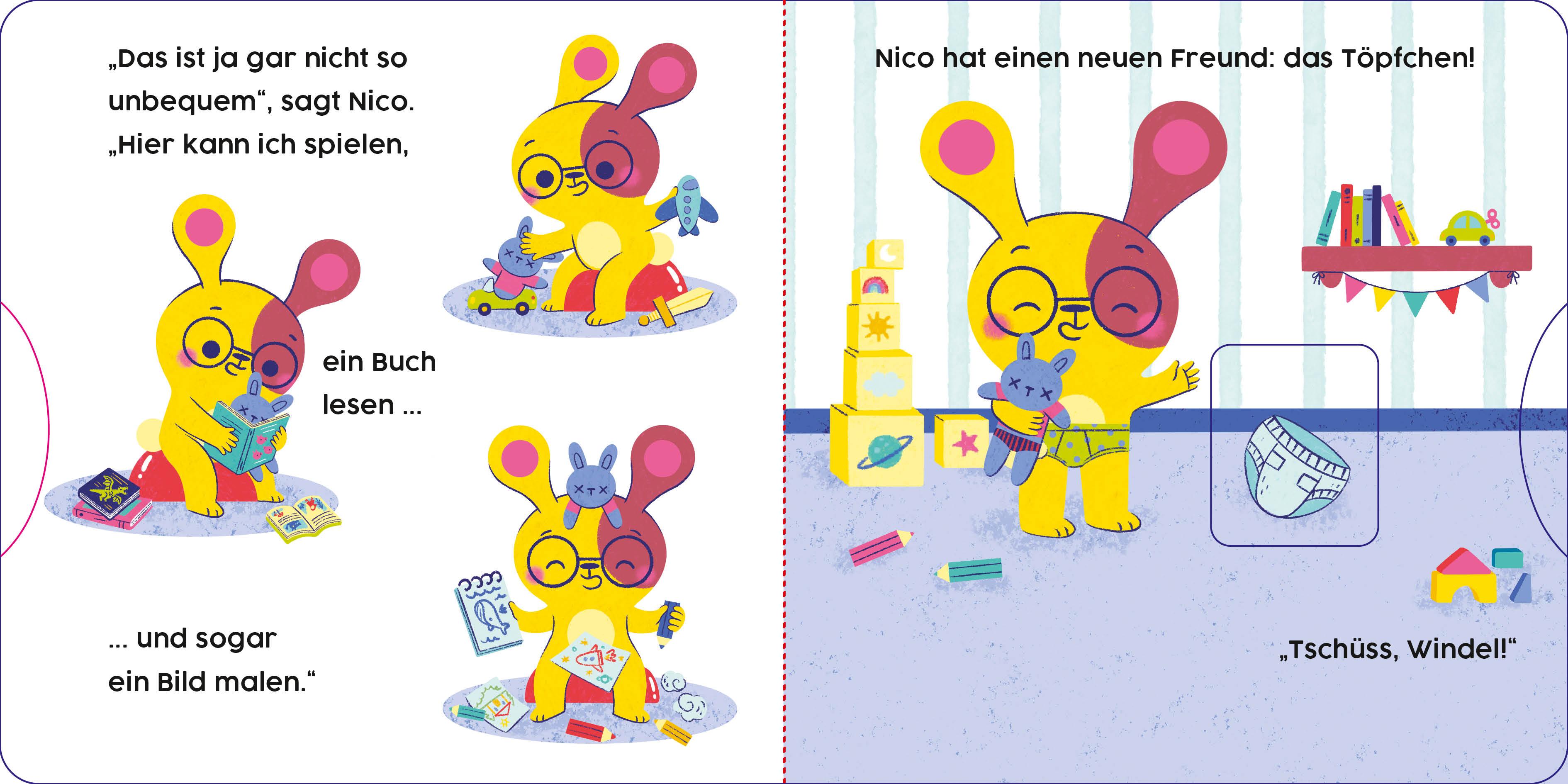 Beispielinhalt (Bild) Tschüss Windel! (Großwerden mit Nico)