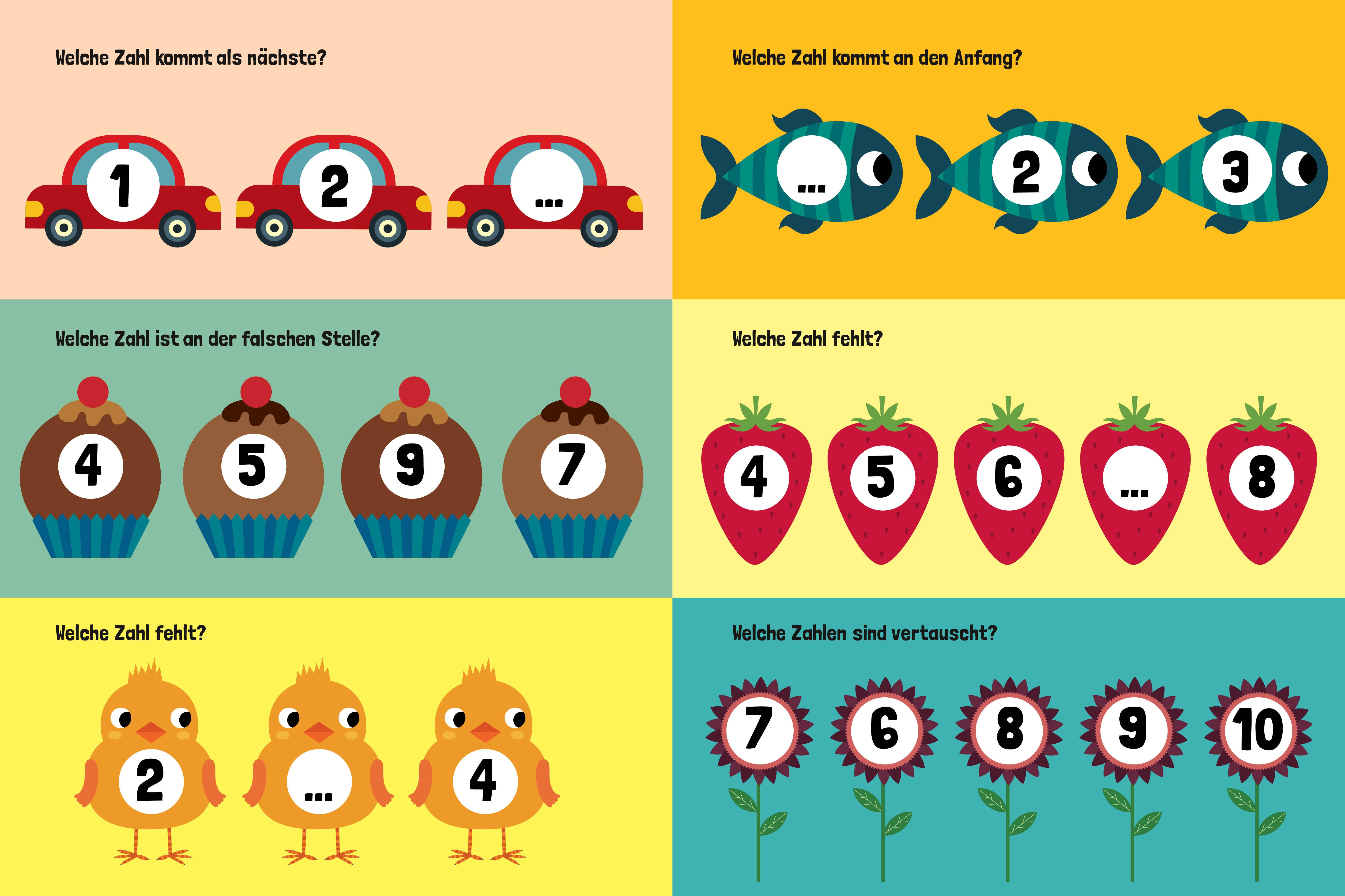 Beispielinhalt (Bild) Mein großes Zahlenbuch