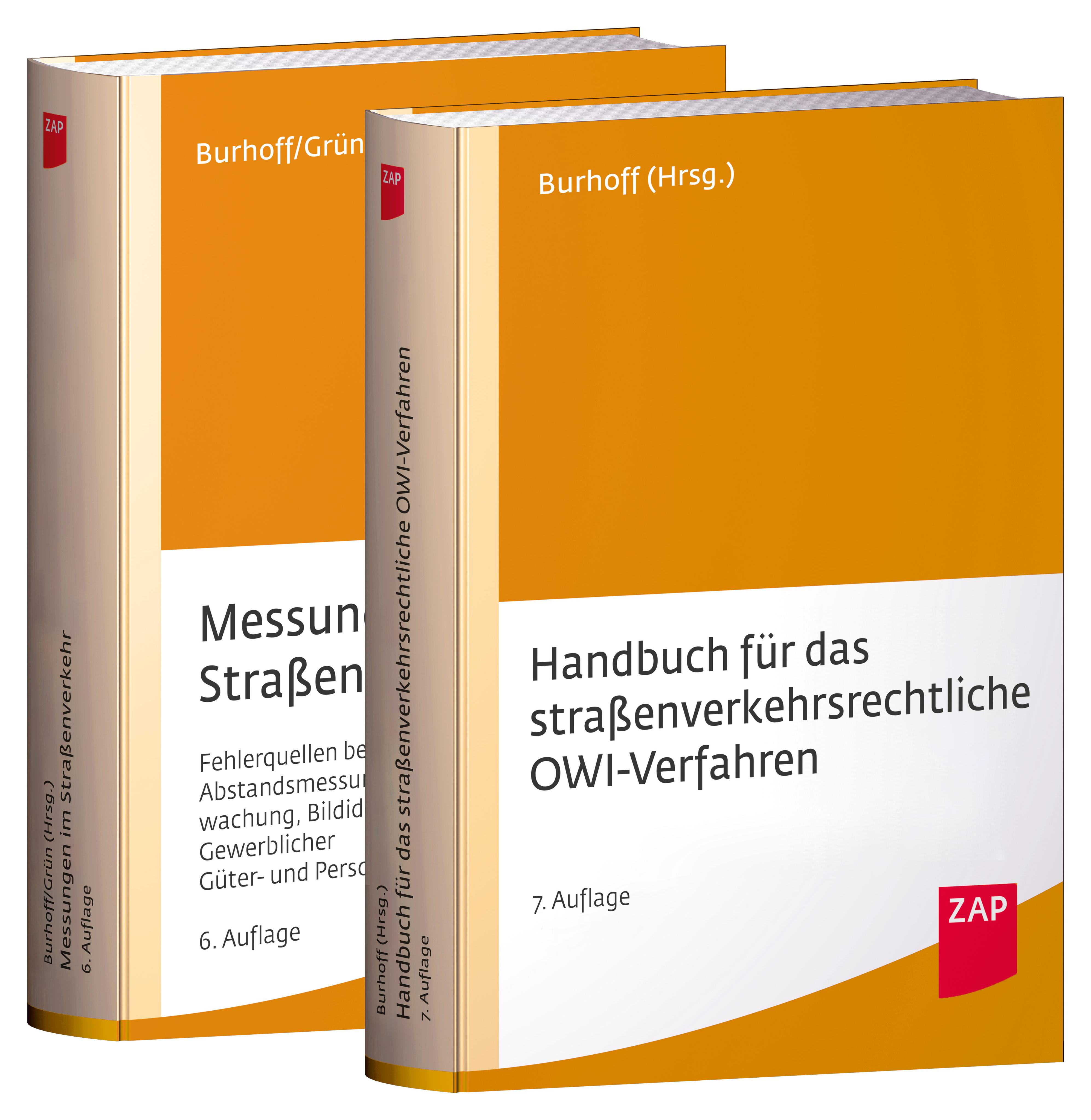 Vorderes Coverbild Paket Handbuch für das straßenverkehrsrechtliche OWi-Verfahren und Messungen im Straßenverkehr