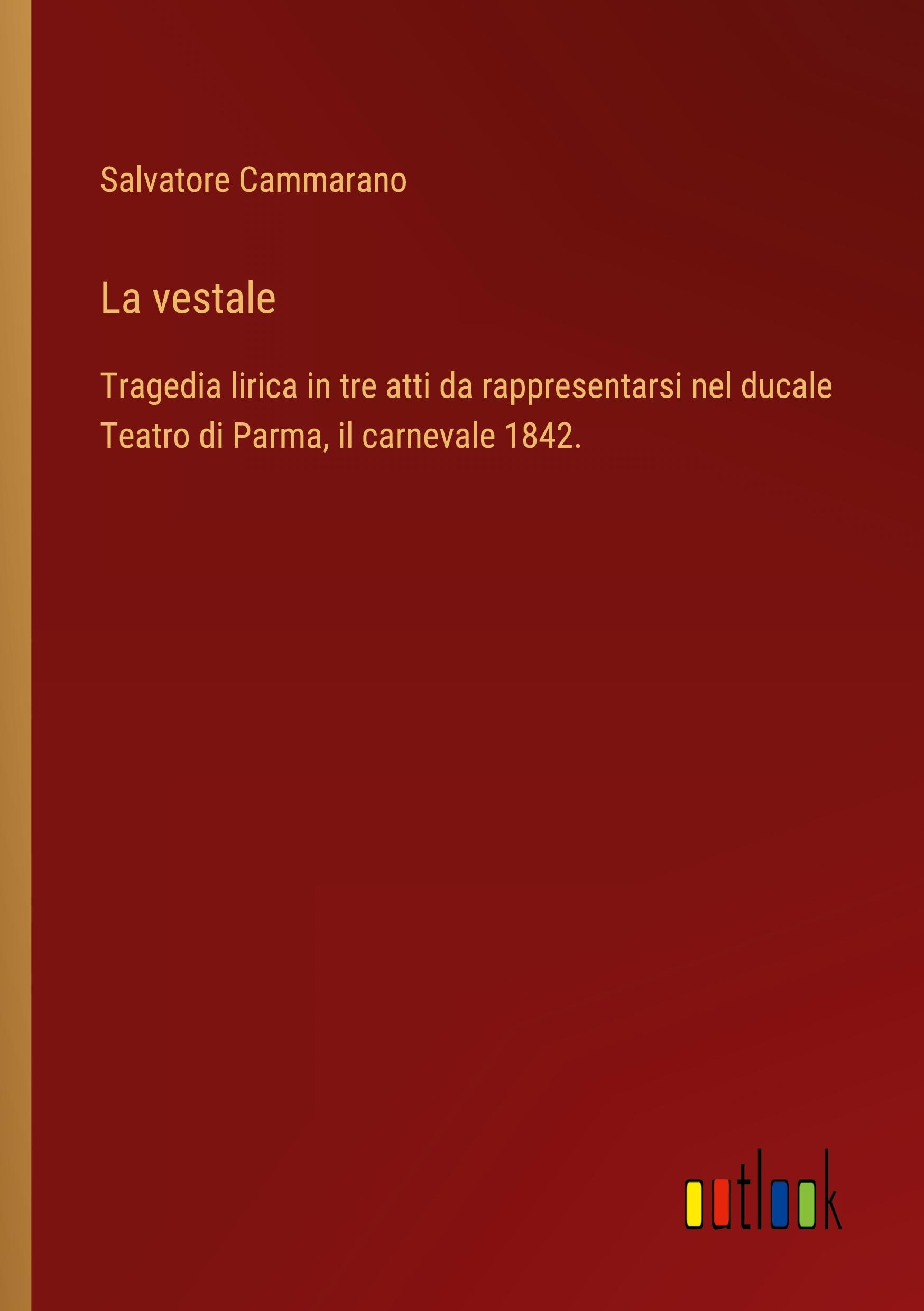 Vorderes Coverbild La vestale