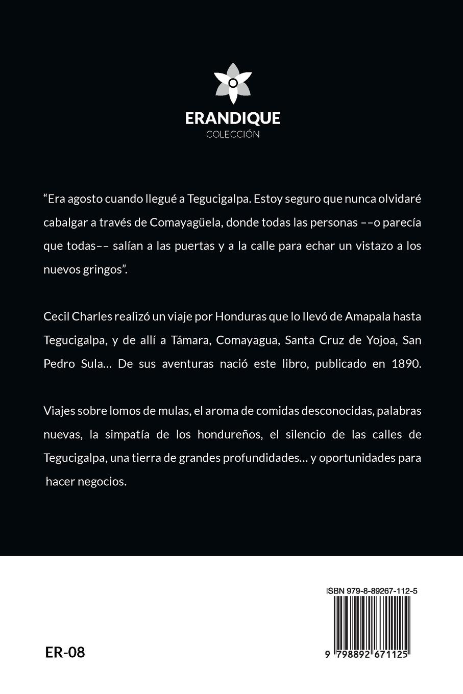 Rückseitencover Honduras, Tierra de grandes profundidades