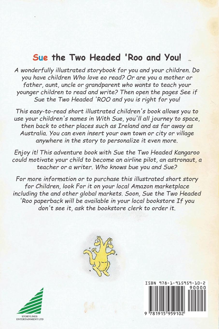 Rückseitencover The Adventures of Sue the Two Headed 'Roo and You