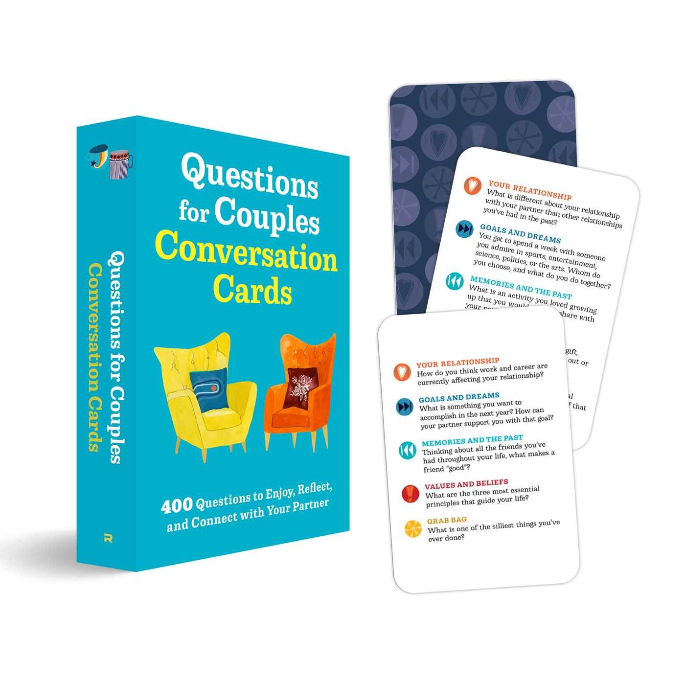 Vorderes Coverbild Questions for Couples Conversation Cards
