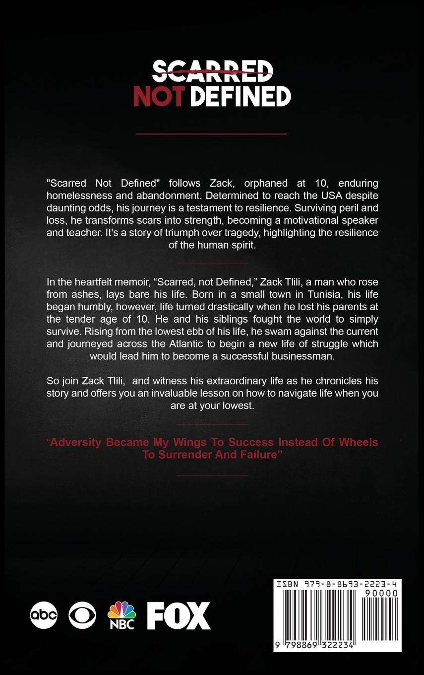 Rückseitencover Scarred Not Defined