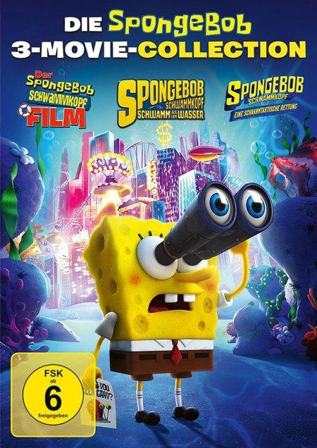 Vorderes Coverbild Spongebob Schwammkopf 3-Movie Collection