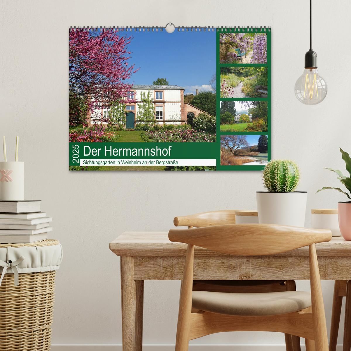 Beispielinhalt (Bild) Der Hermannshof Sichtungsgarten in Weinheim an der Bergstraße (Wandkalender 2025 DIN A3 quer), CALVENDO Monatskalender