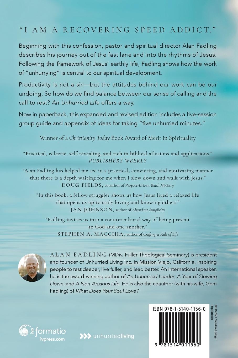Rückseitencover An Unhurried Life