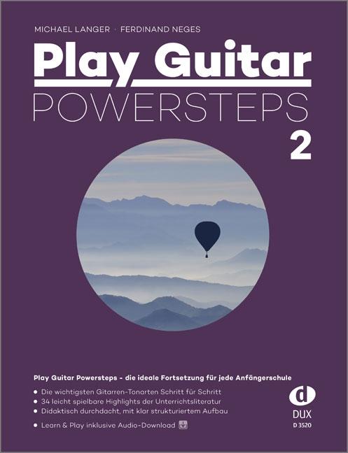 Vorderes Coverbild Play Guitar Powersteps 2