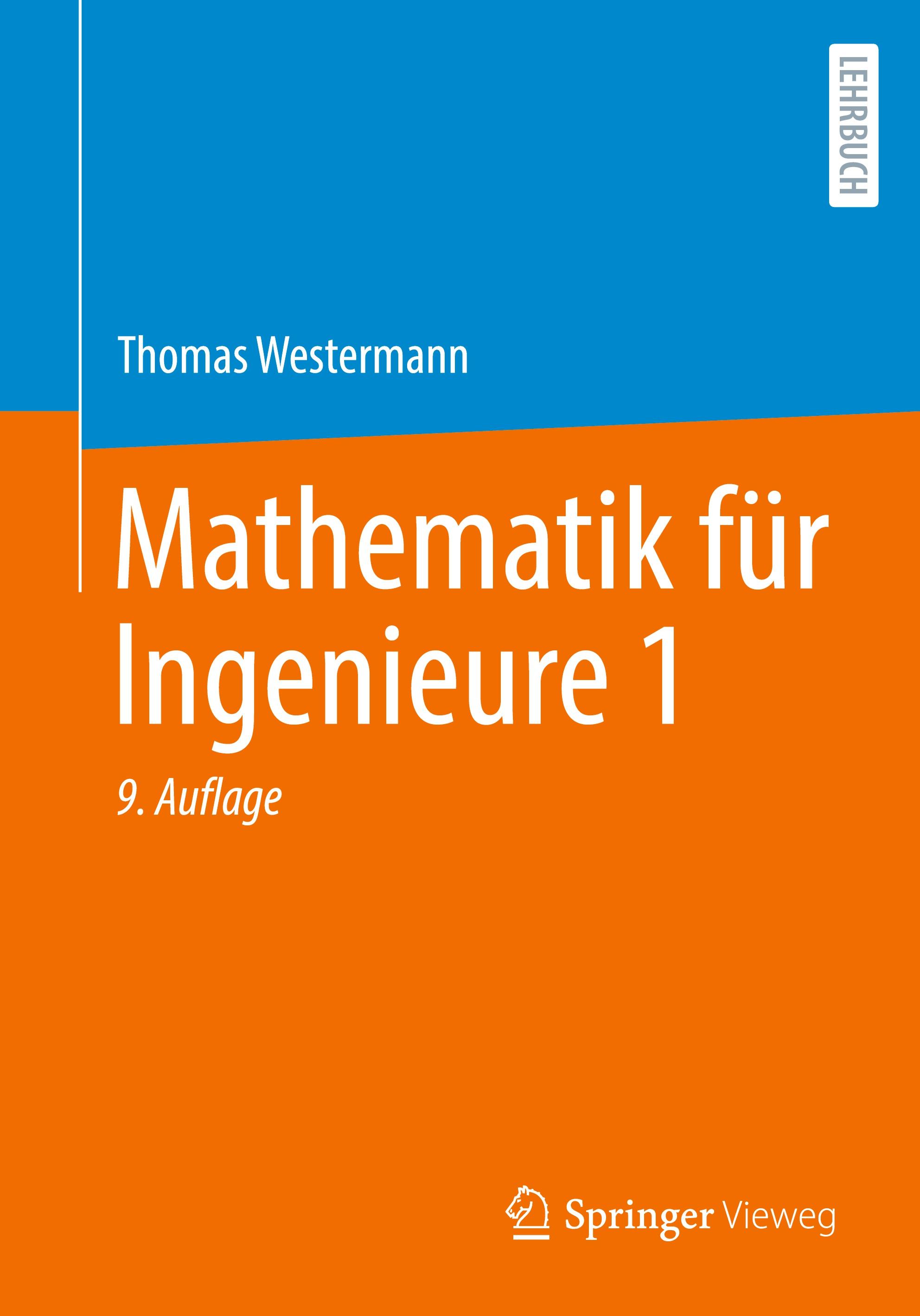 Vorderes Coverbild Mathematik für Ingenieure 1
