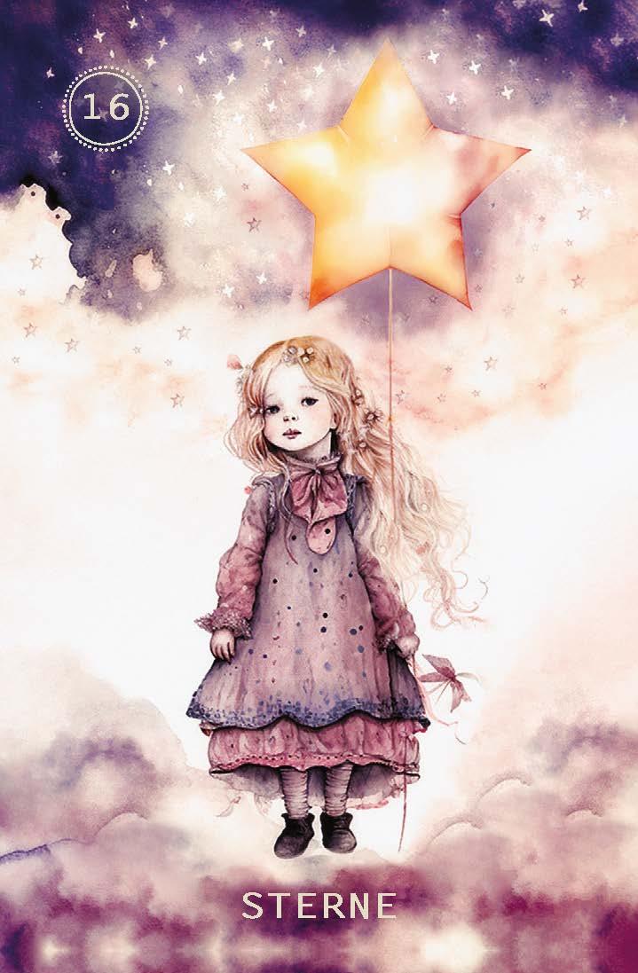 Beispielinhalt (Bild) Sweet Blossom Lenormand (Deutsch) 36 Karten plus 2 zusätzliche Karten