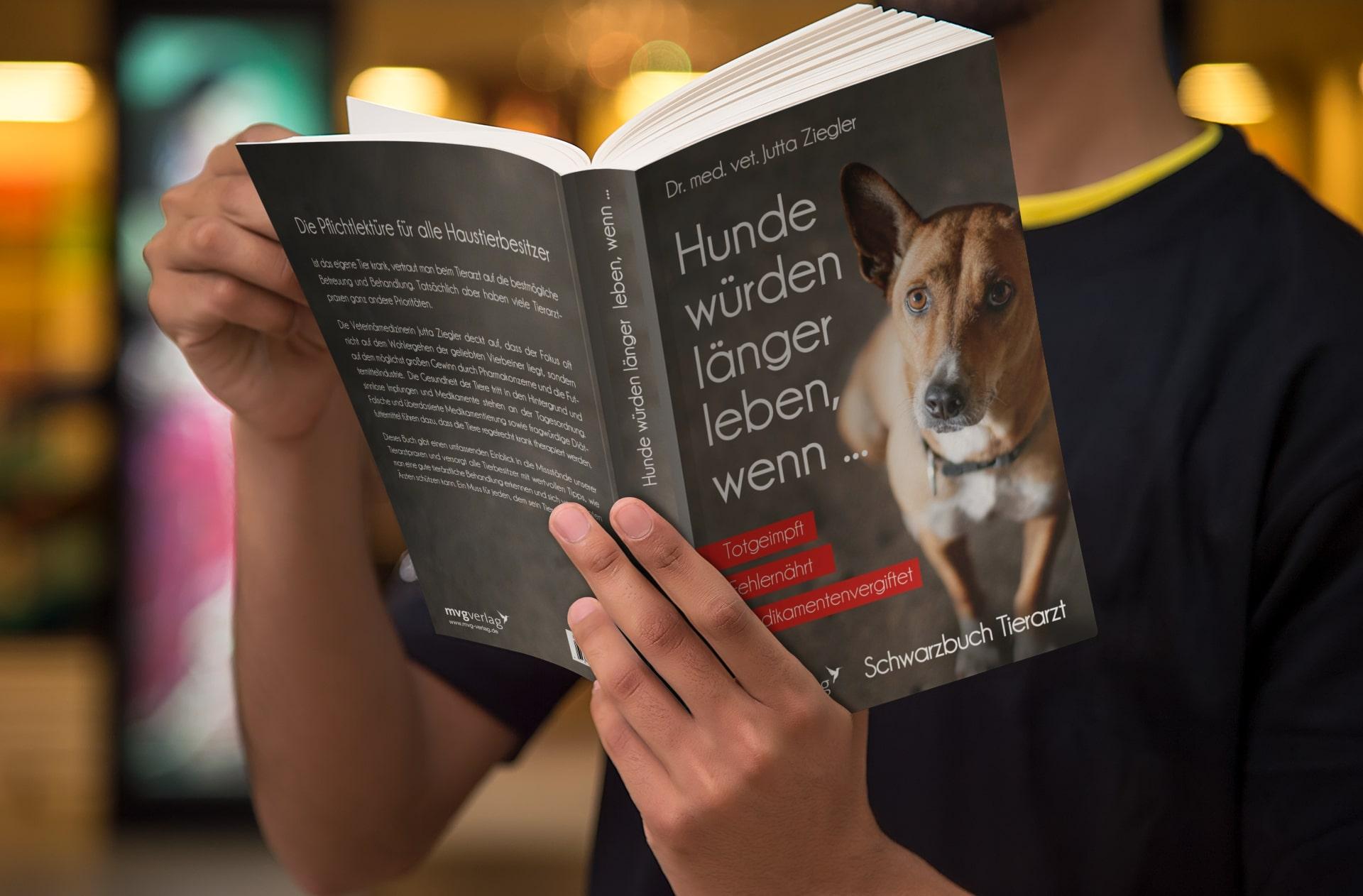 Beispielinhalt (Bild) Hunde würden länger leben, wenn ...