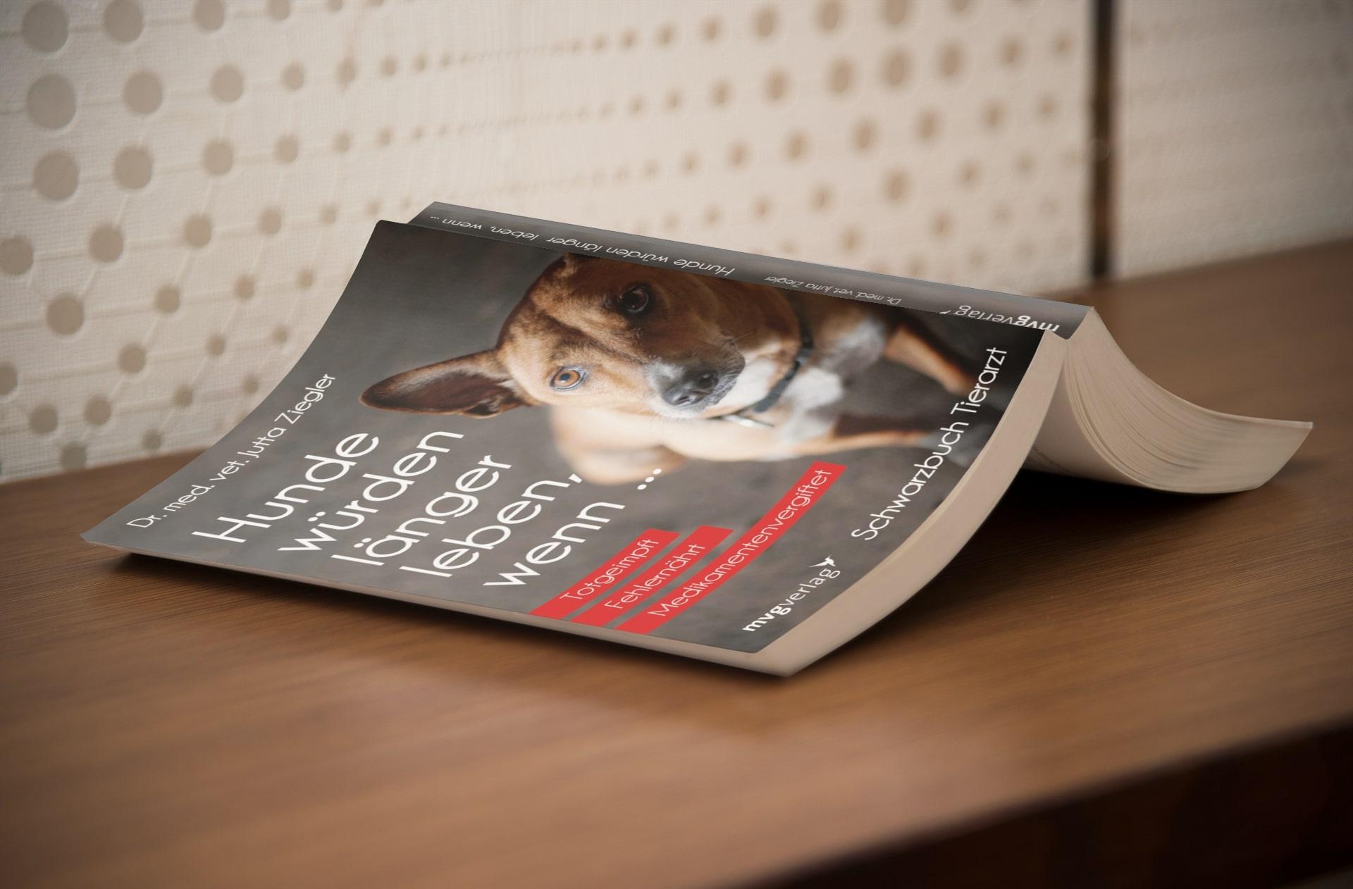 Beispielinhalt (Bild) Hunde würden länger leben, wenn ...