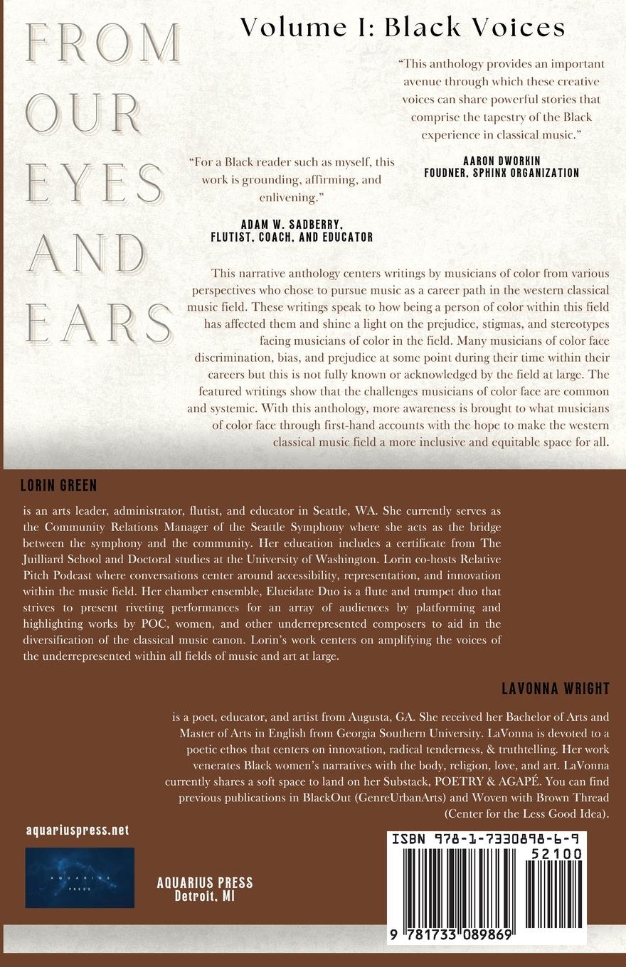 Rückseitencover From Our Eyes and Ears