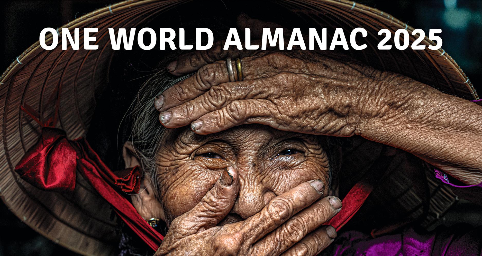 Vorderes Coverbild One World Almanac 2025