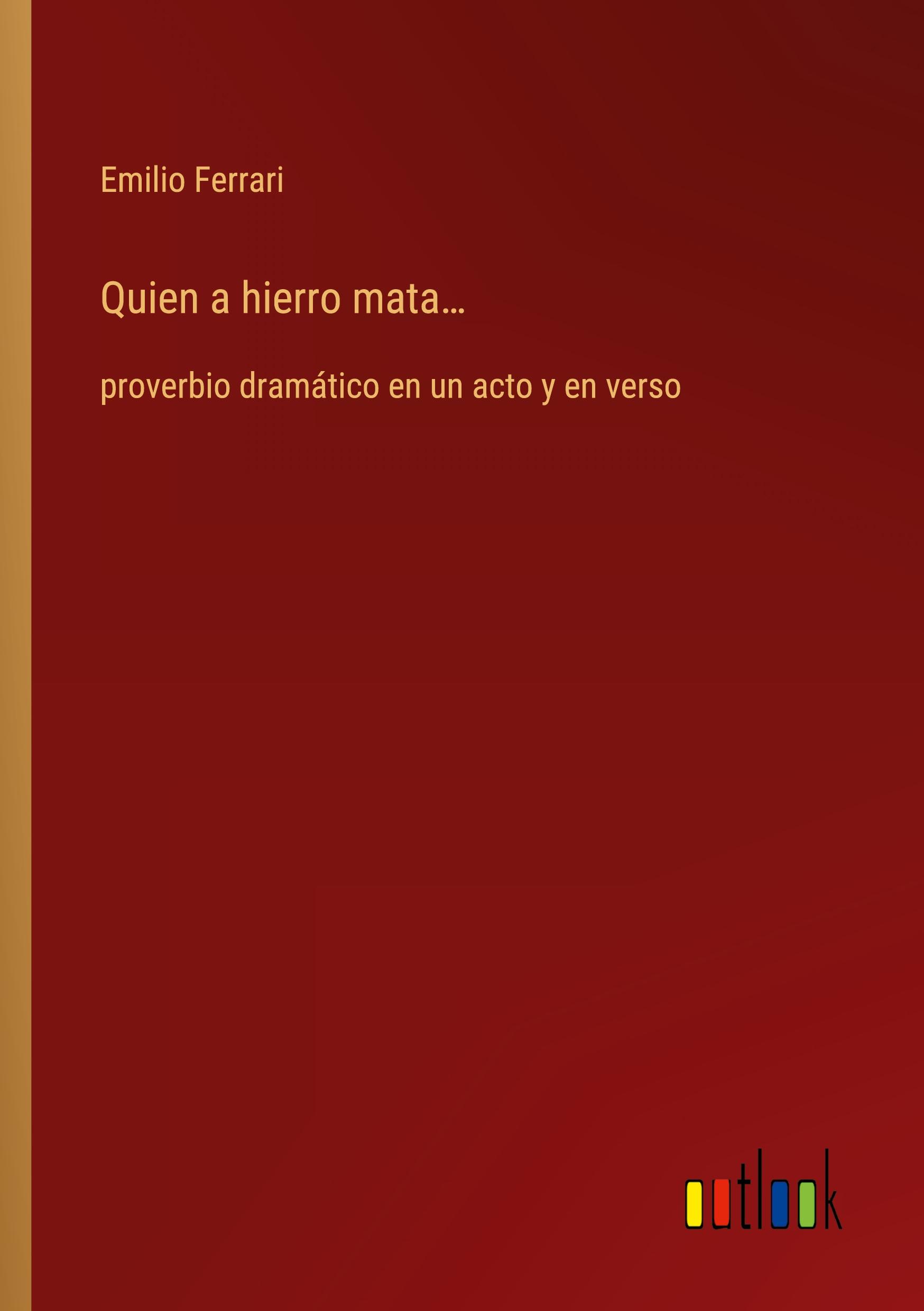 Vorderes Coverbild Quien a hierro mata...