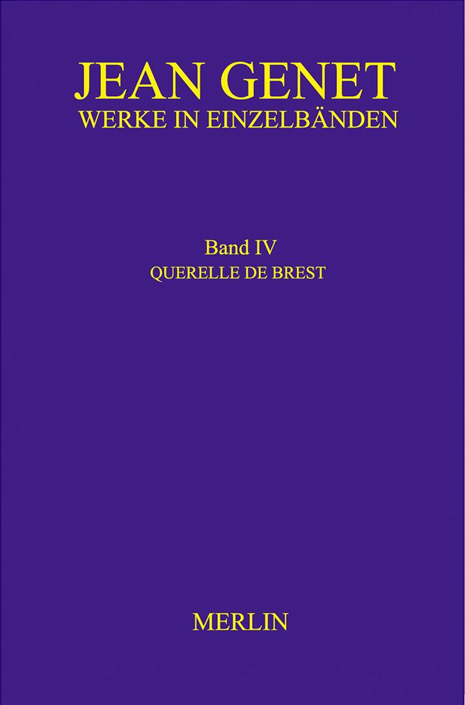 Vorderes Coverbild Werkausgabe / Werke in Einzelbänden - Querelle de Brest