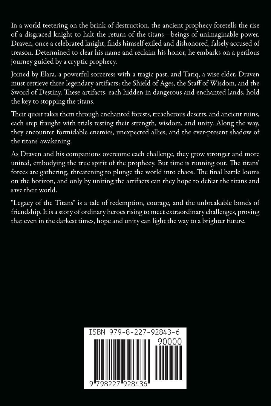 Rückseitencover Legacy of the Titans