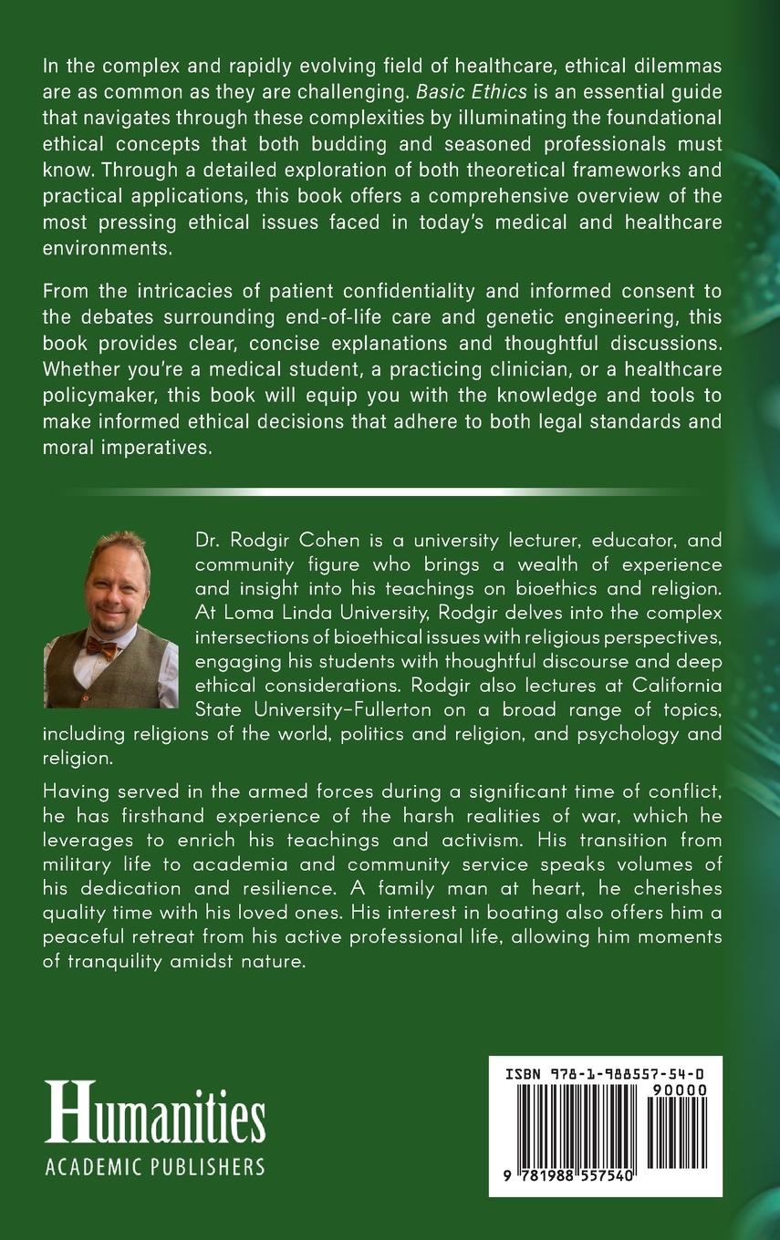 Rückseitencover Basic Ethics