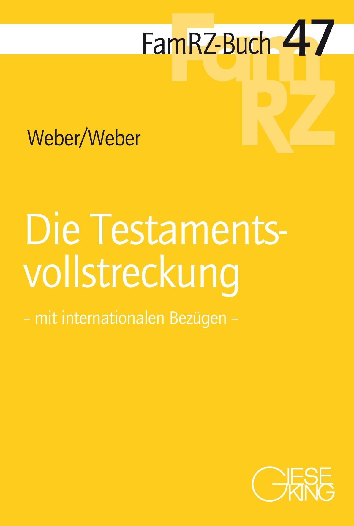 Vorderes Coverbild Die Testamentsvollstreckung