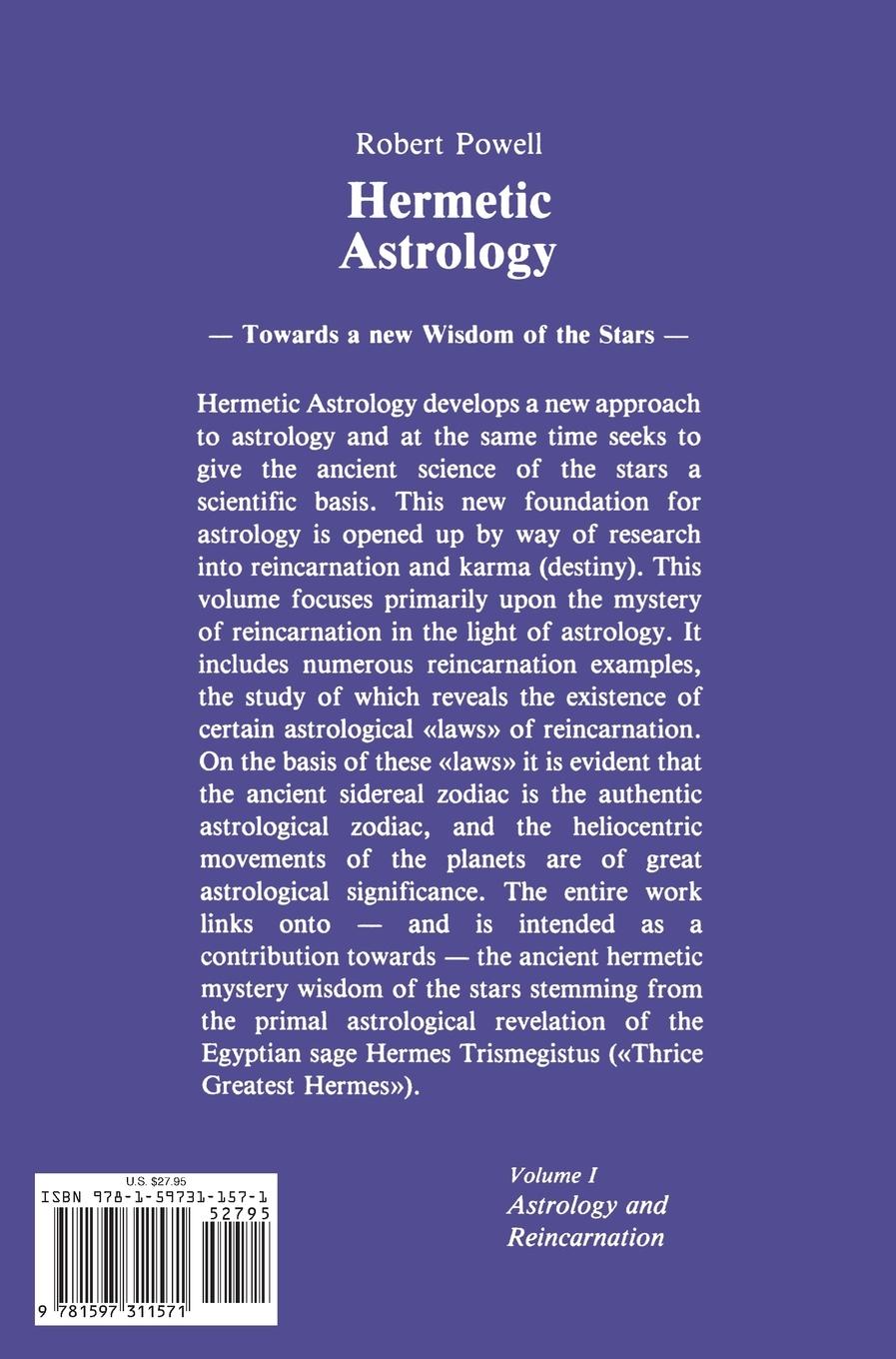 Rückseitencover Hermetic Astrology