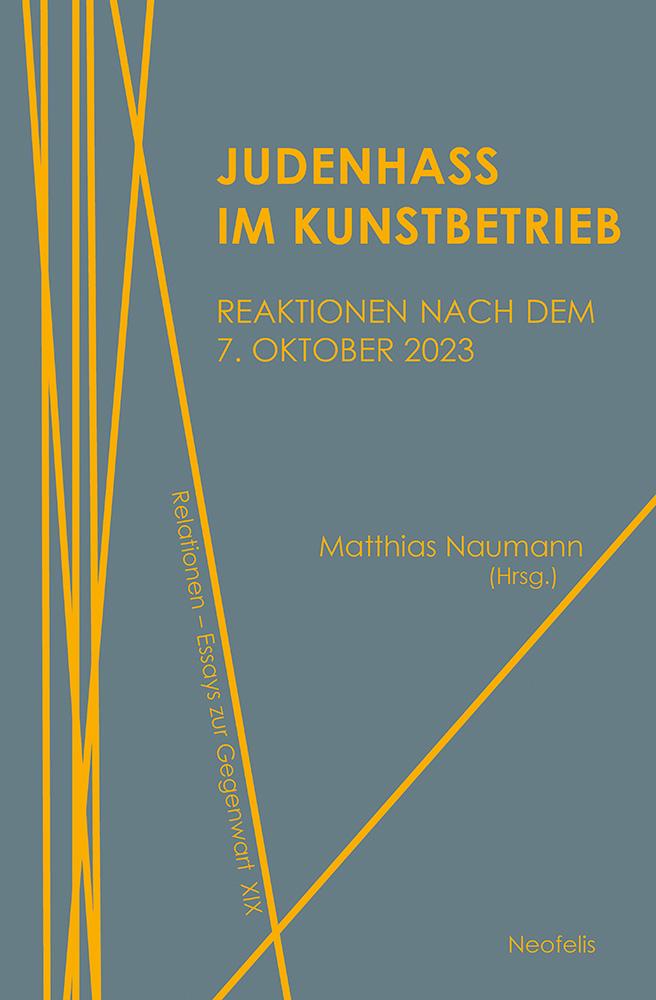 Vorderes Coverbild Judenhass im Kunstbetrieb