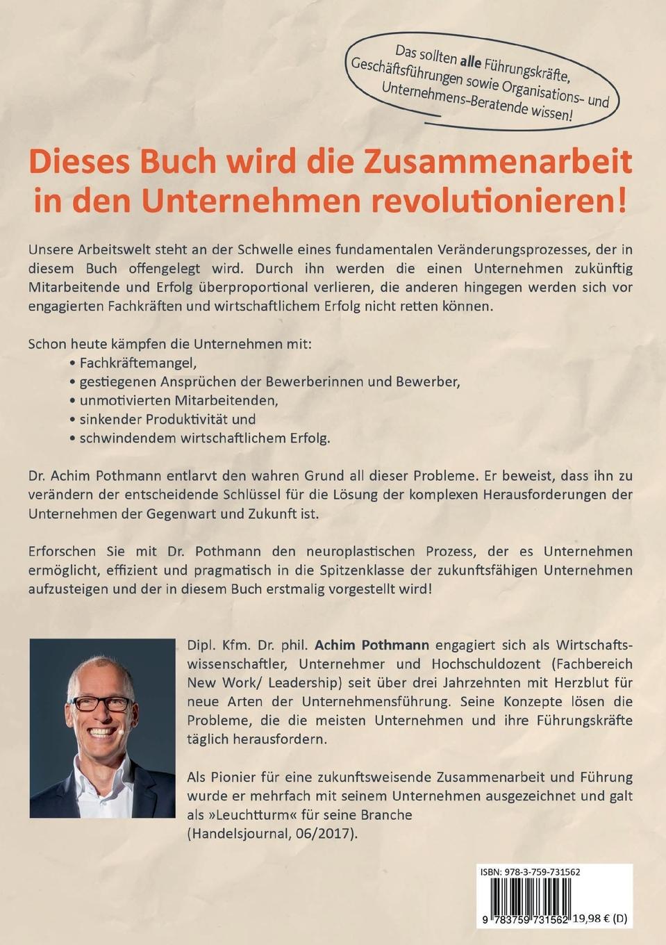 Rückseitencover Die Zukunft der Unternehmen