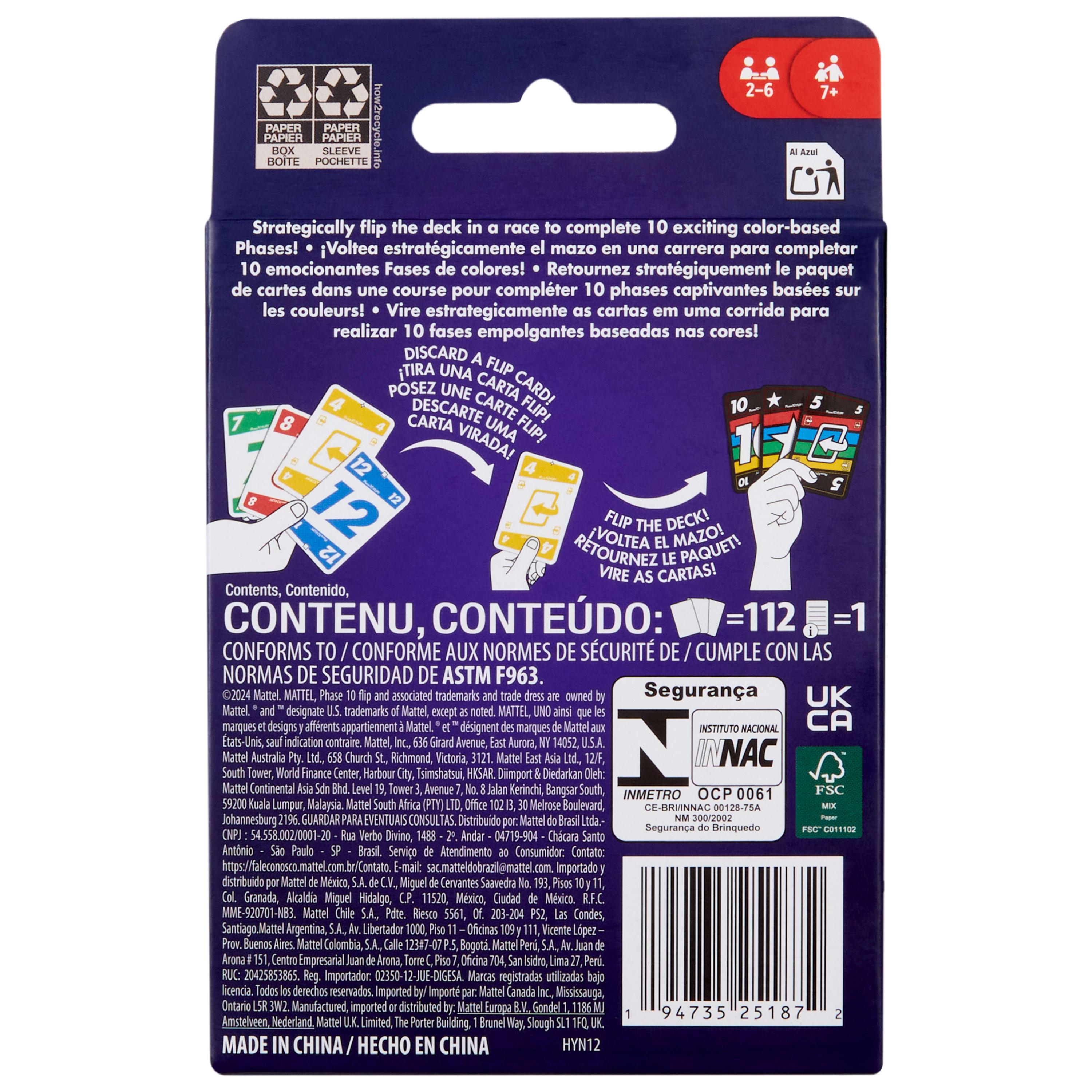 Beispielinhalt (Bild) Phase 10 Flip