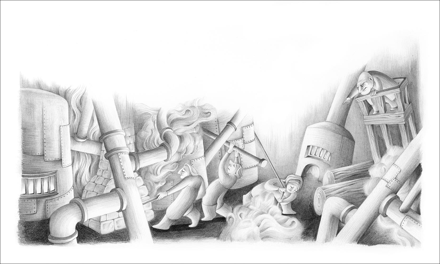 Beispielinhalt (Bild) Die kleinen Holzdiebe und das Rätsel des Juggernaut