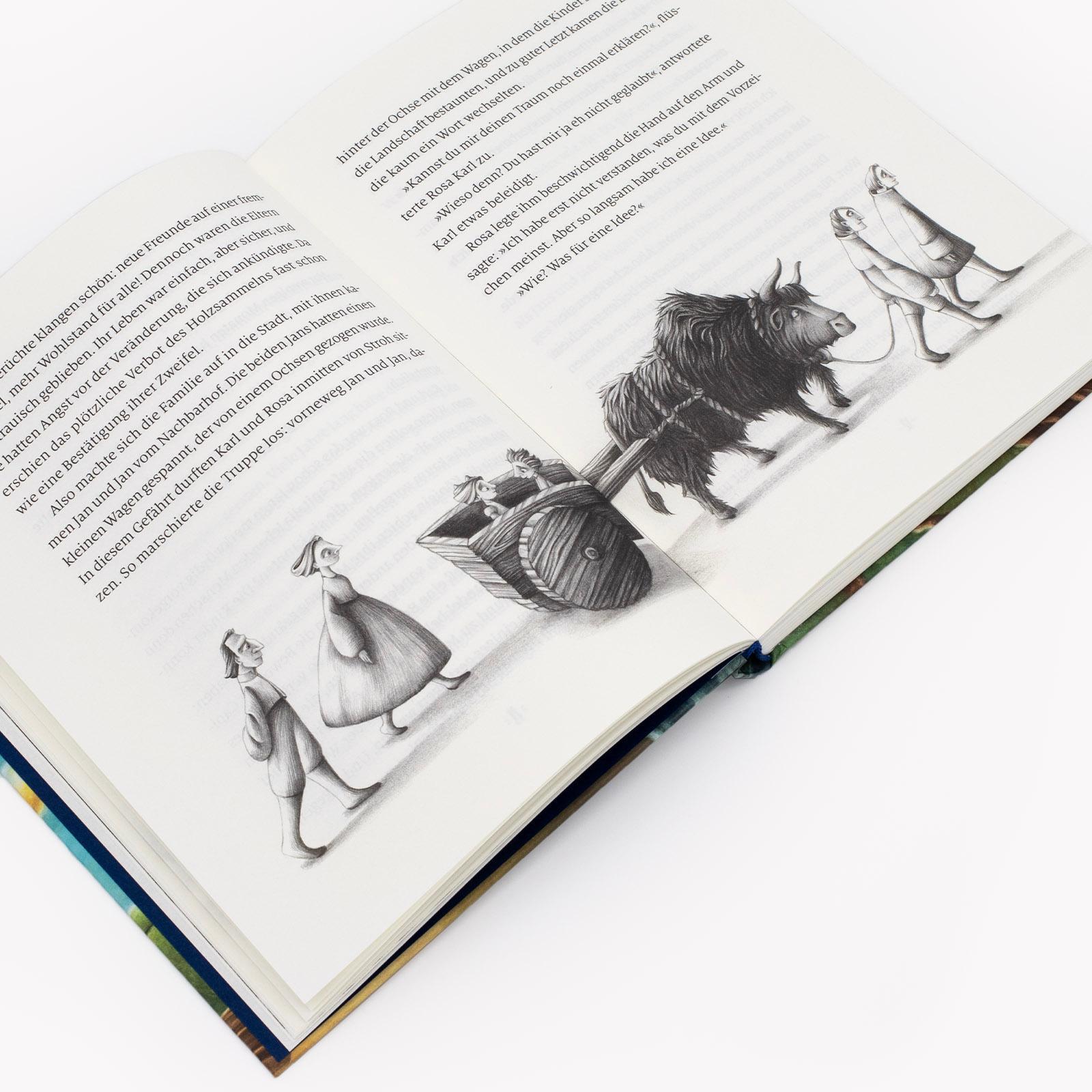 Beispielinhalt (Bild) Die kleinen Holzdiebe und das Rätsel des Juggernaut