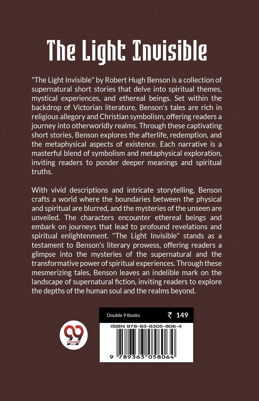 Rückseitencover The Light Invisible