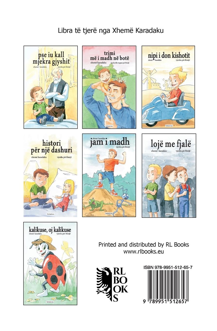 Rückseitencover Histori për një dashuri