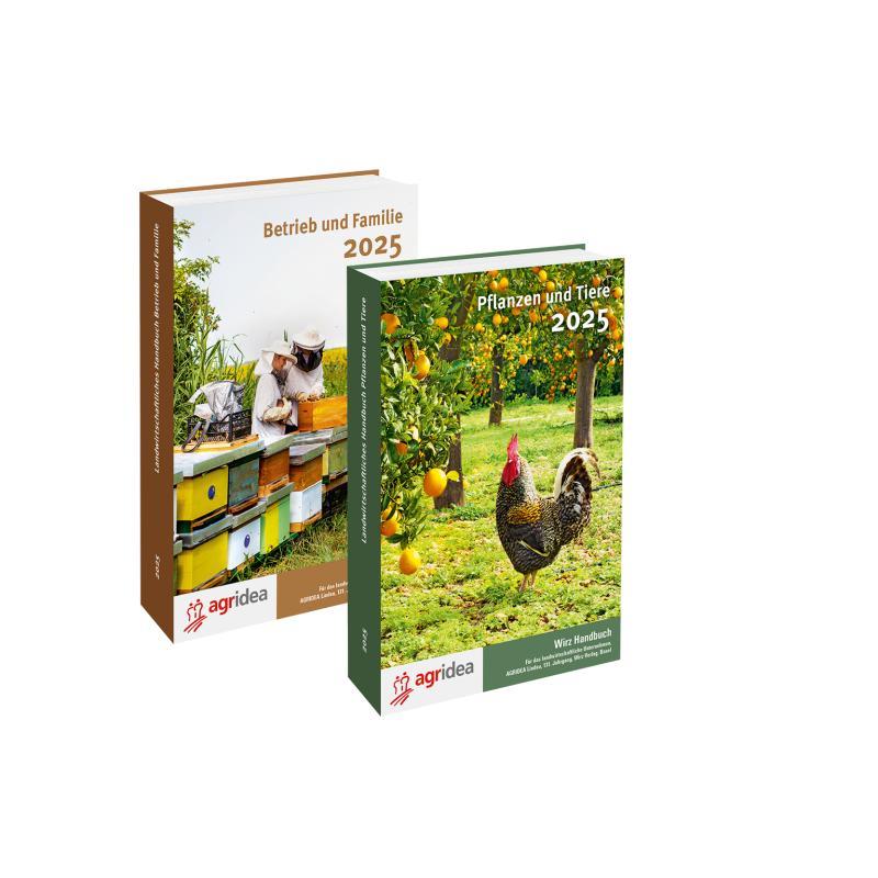 Vorderes Coverbild Wirz 2025 / Wirz Set, bestehend aus beiden Handbüchern