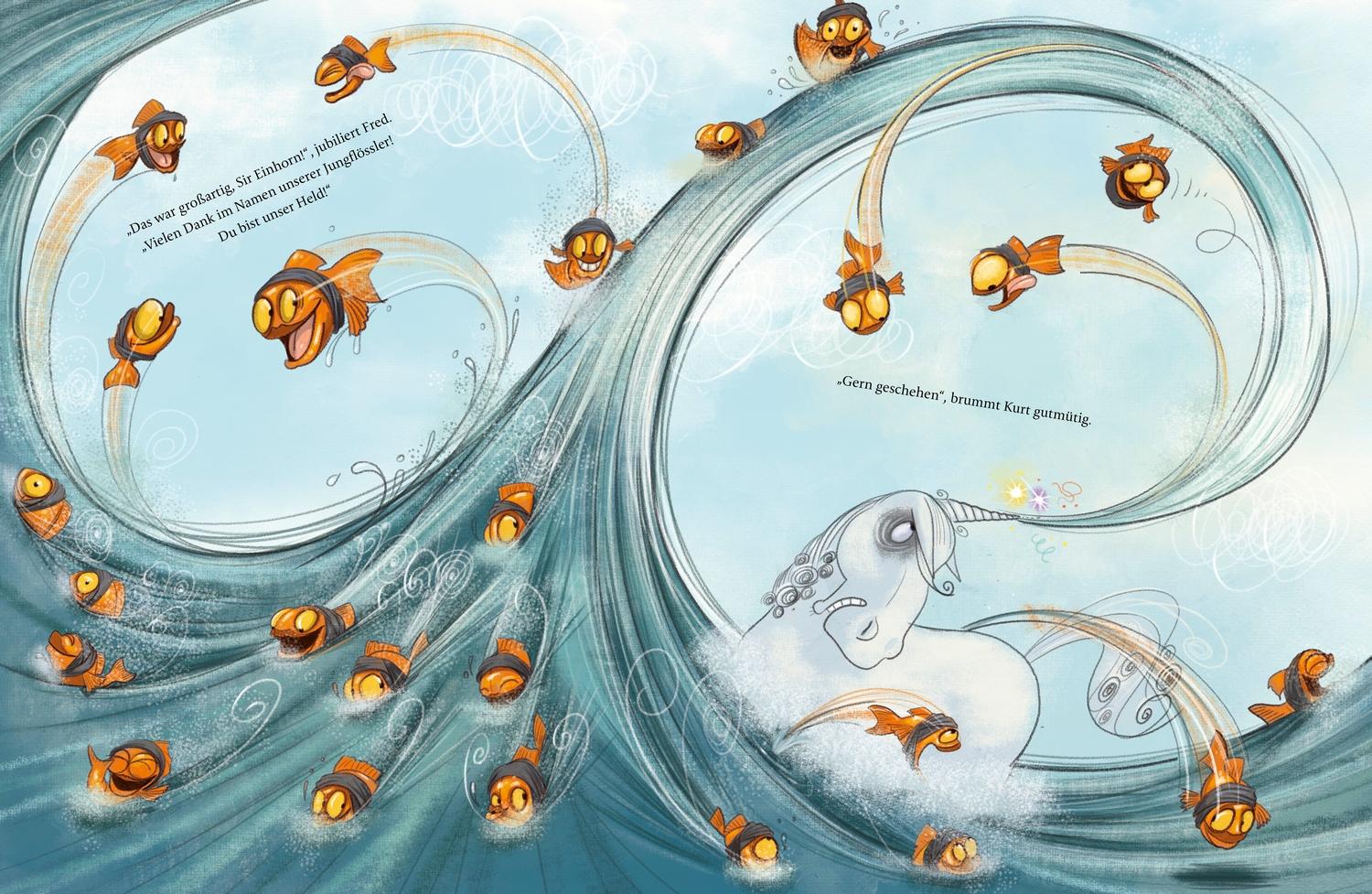 Beispielinhalt (Bild) Kurt, Einhorn wider Willen. Irgendwas ist immer