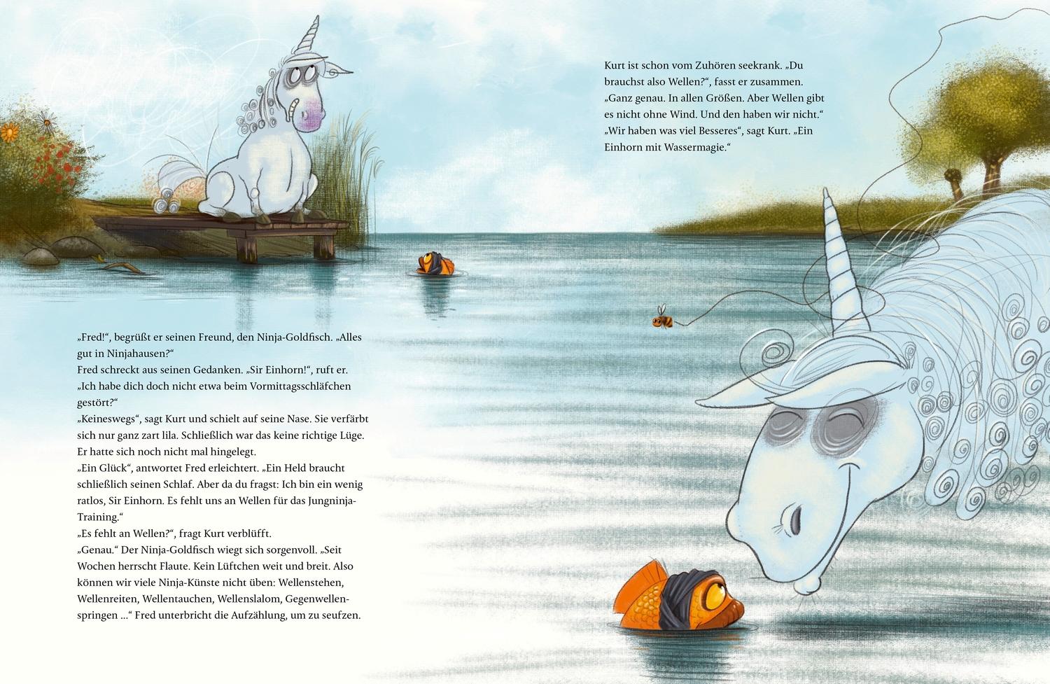 Beispielinhalt (Bild) Kurt, Einhorn wider Willen. Irgendwas ist immer
