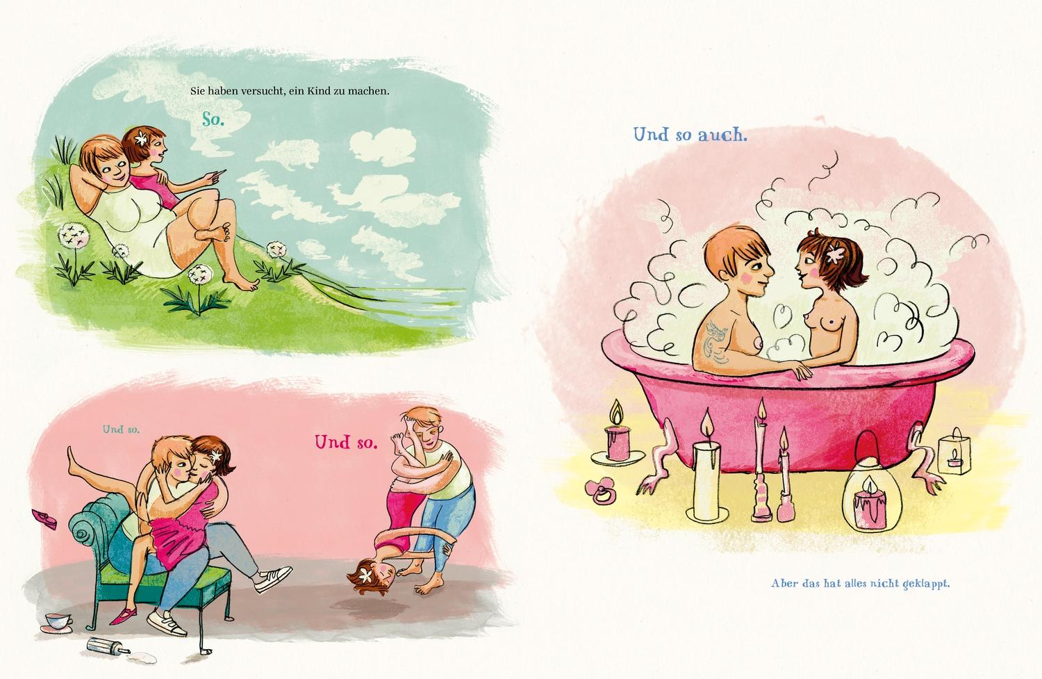 Beispielinhalt (Bild) Zwei Mamas für Oscar